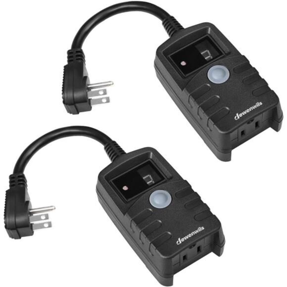 Light Timer Outdoor Weatherproof,Countdown Photocell SensorTimer with Electrical - Picture 1 of 8